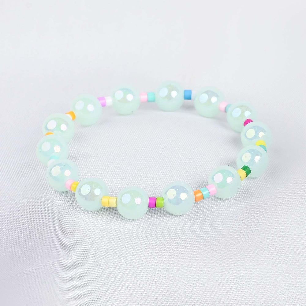 GIRLS ELEGANT BEADED NECKLACE & BRACELET
