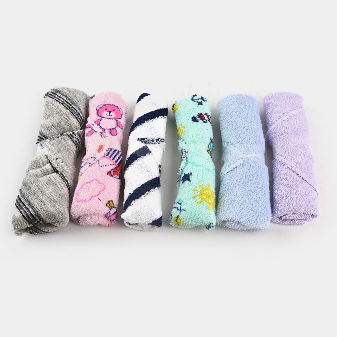 Prisma Face Cloth Towel For Baby Pack Of 6