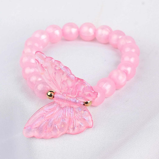 GIRLS ELEGANT BEADED NECKLACE & BRACELET