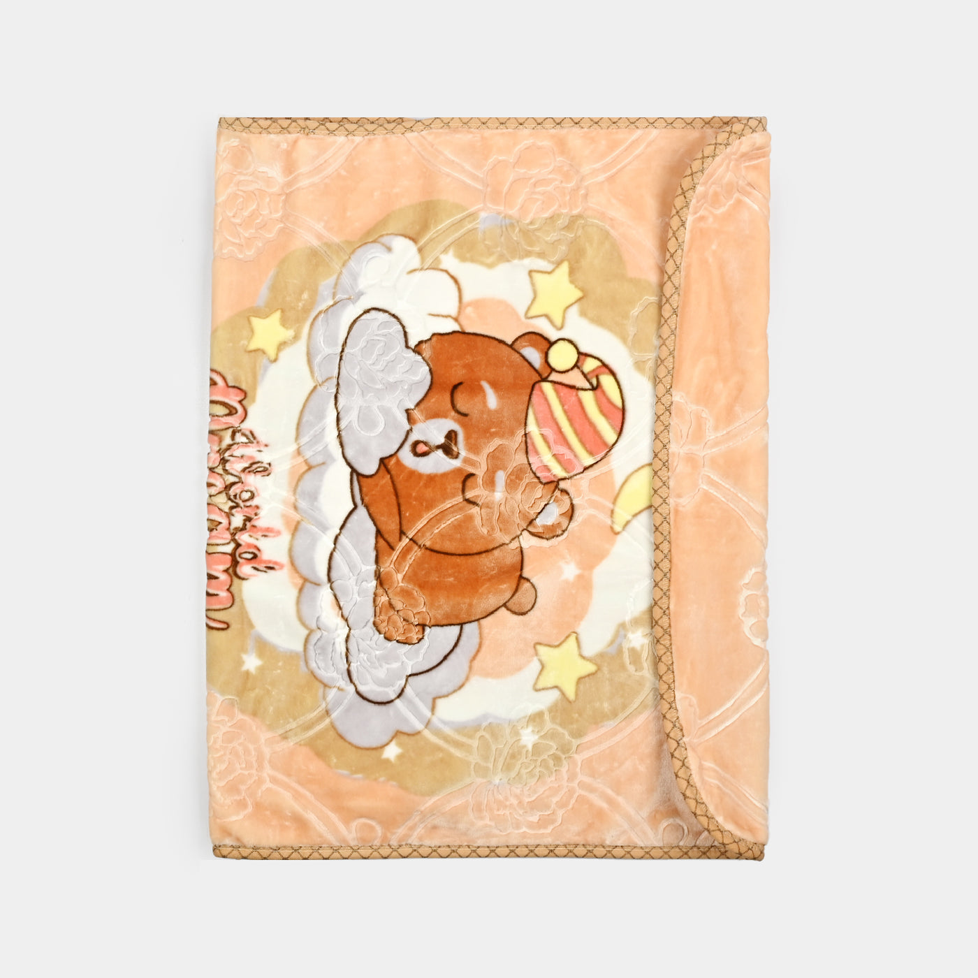 Blanket Tiny Tot Cot 80x110 | Peach