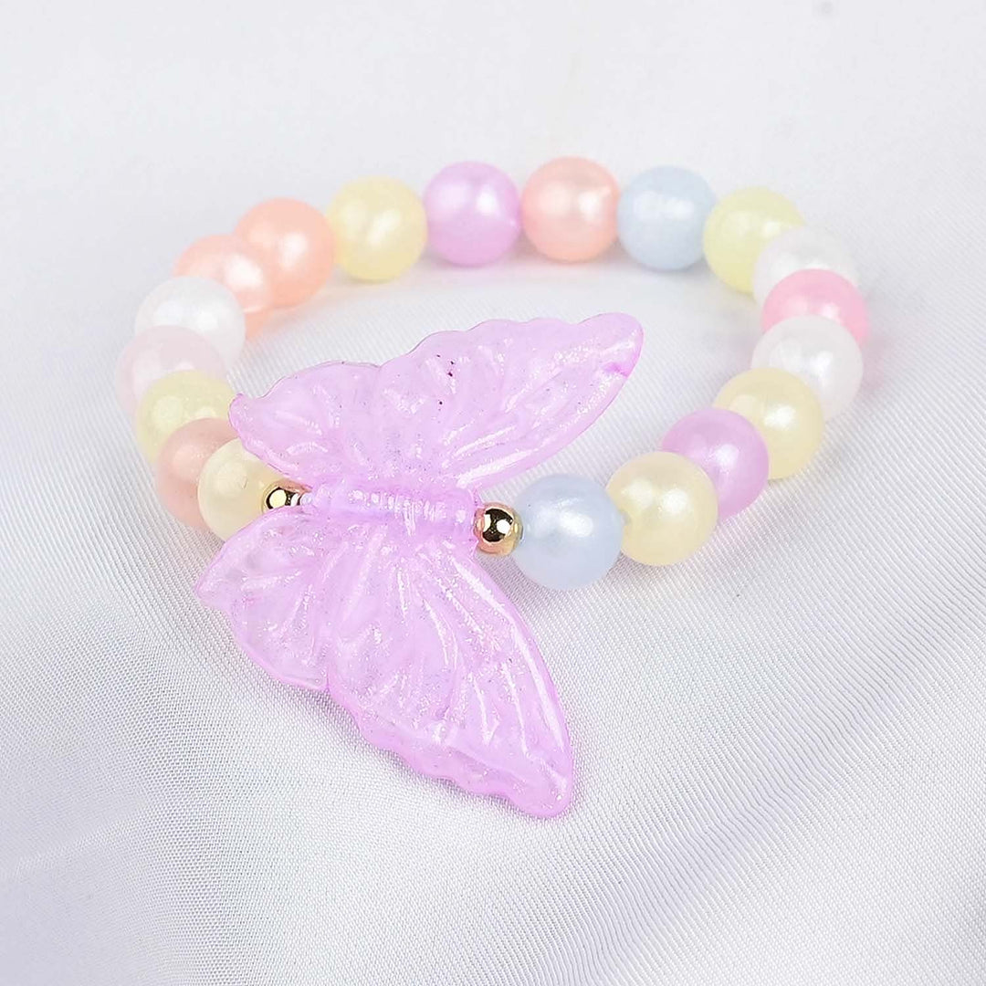 GIRLS ELEGANT BEADED NECKLACE & BRACELET
