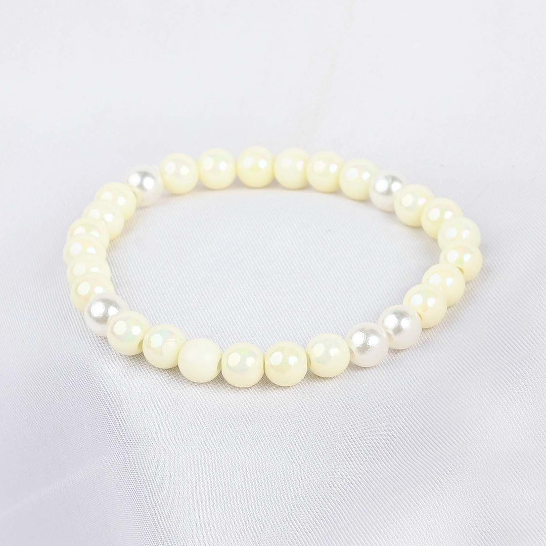 GIRLS ELEGANT BEADED NECKLACE & BRACELET