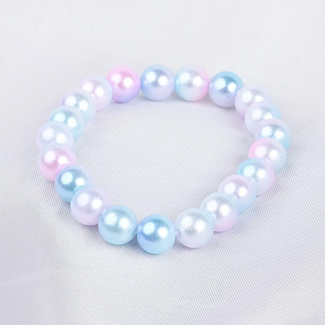 GIRLS ELEGANT BEADED NECKLACE & BRACELET