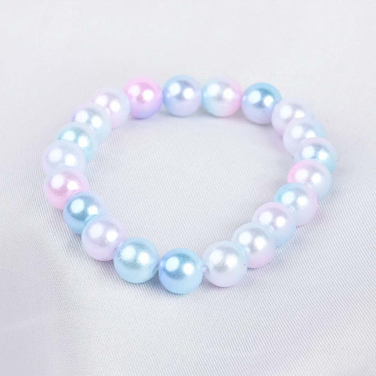 GIRLS ELEGANT BEADED NECKLACE & BRACELET