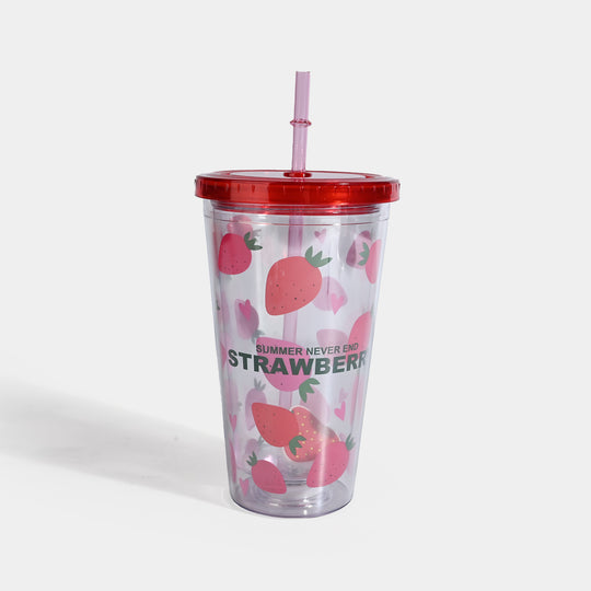 Acrylic Straw Mug/Cup | 450ML