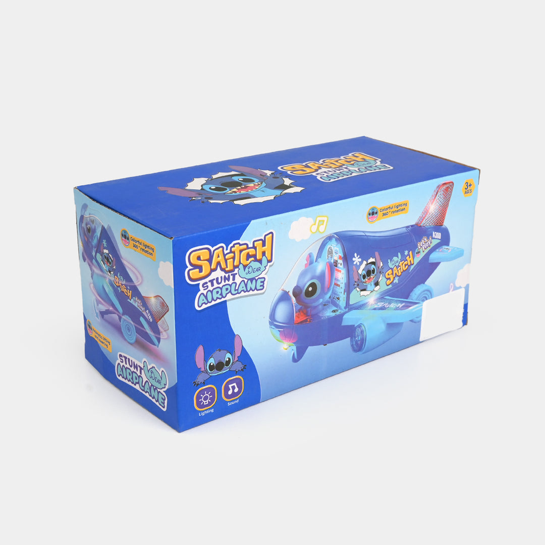 Electric Rotating Plane Toy with Light & Sound