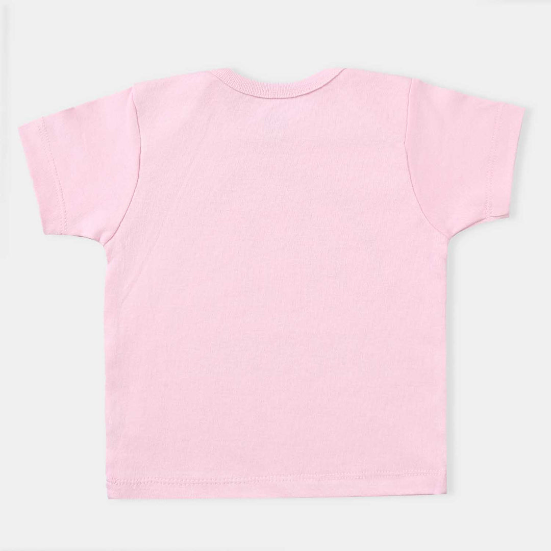 Infant Girls Cotton Interlock 3 Piece T-Shirt Set