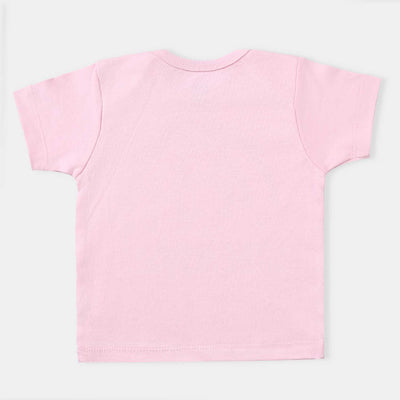 Infant Girls Cotton Interlock 3 Piece T-Shirt Set