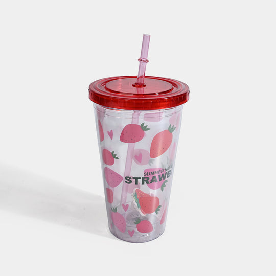 Acrylic Straw Mug/Cup | 450ML