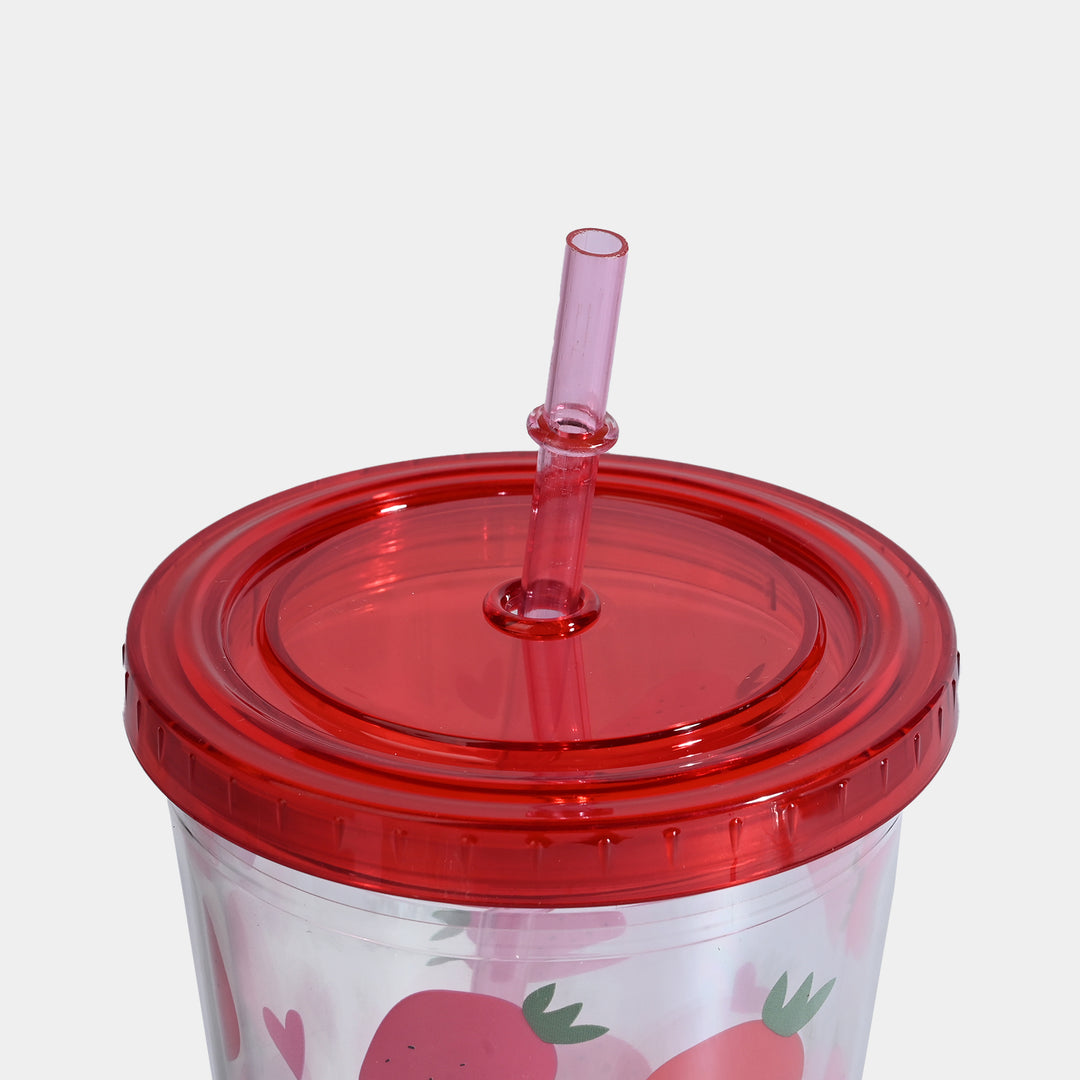 Acrylic Straw Mug/Cup | 450ML