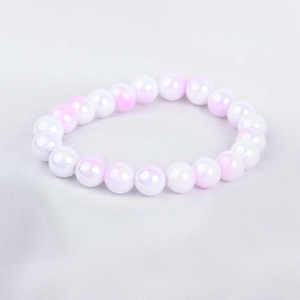 GIRLS ELEGANT BEADED NECKLACE & BRACELET