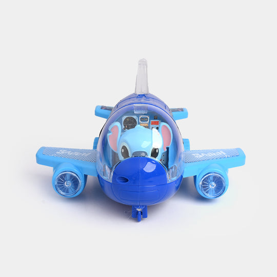 Electric Rotating Plane Toy with Light & Sound