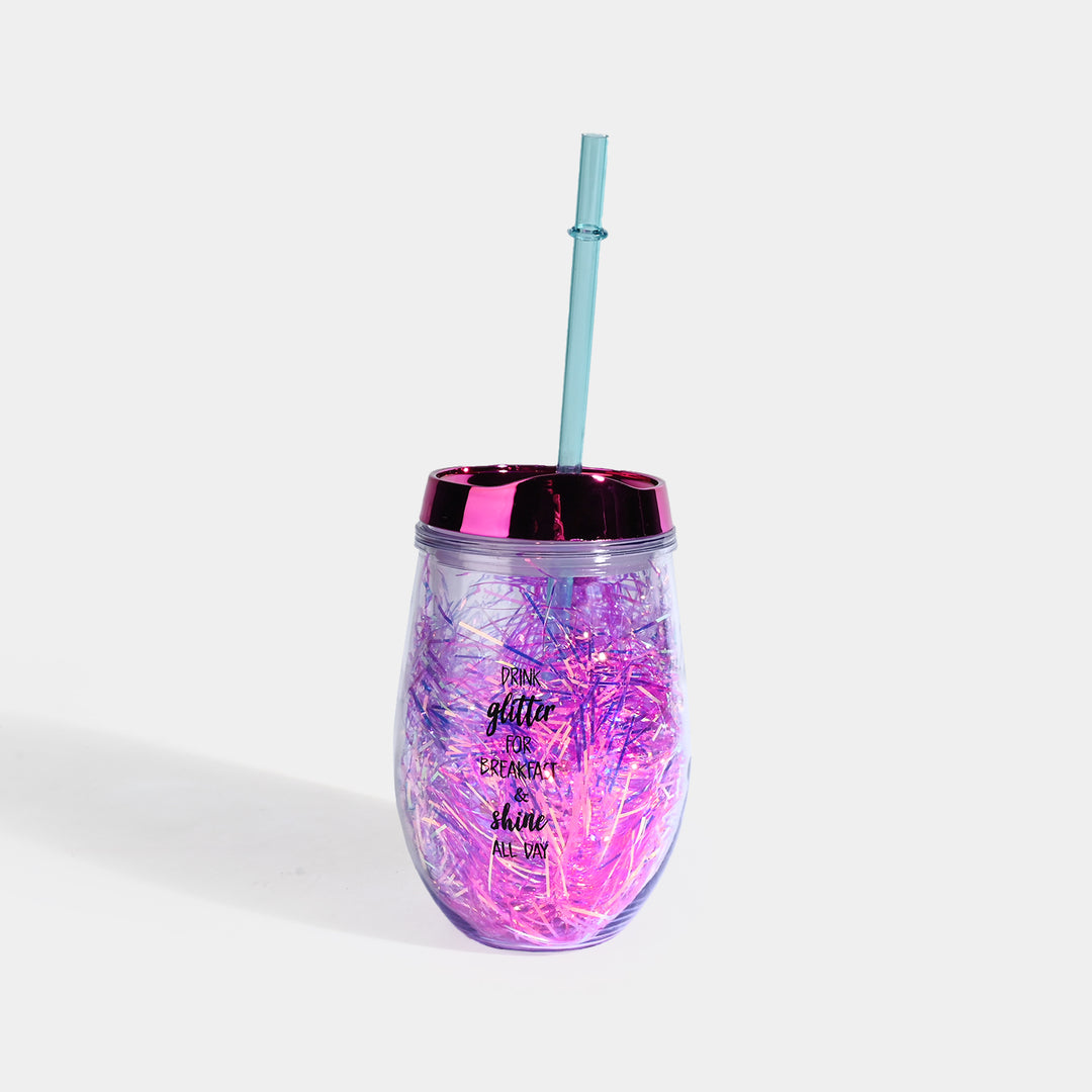 Acrylic Straw Mug/Cup | 300ML