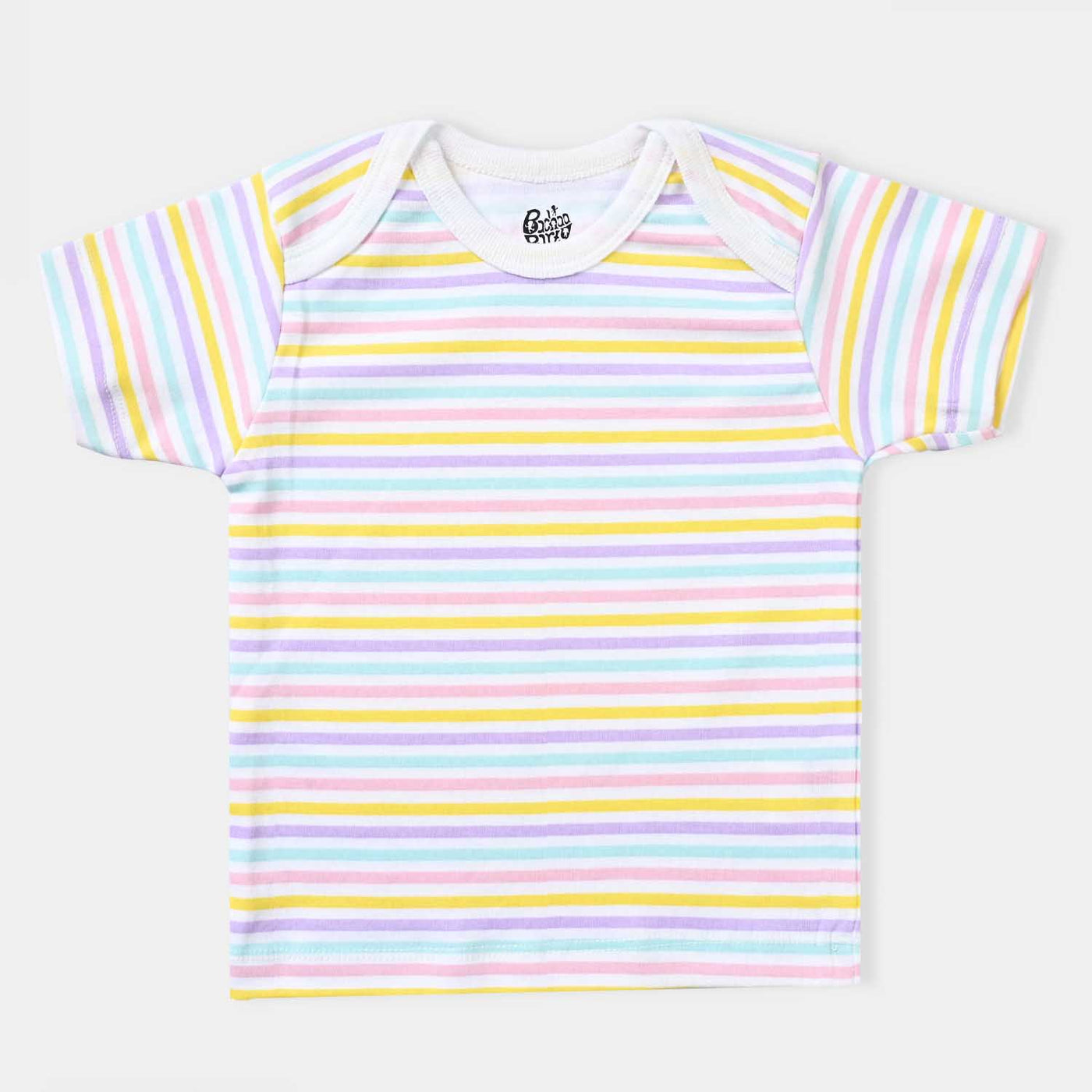 Infant Girls Cotton Interlock 3 Piece T-Shirt Set