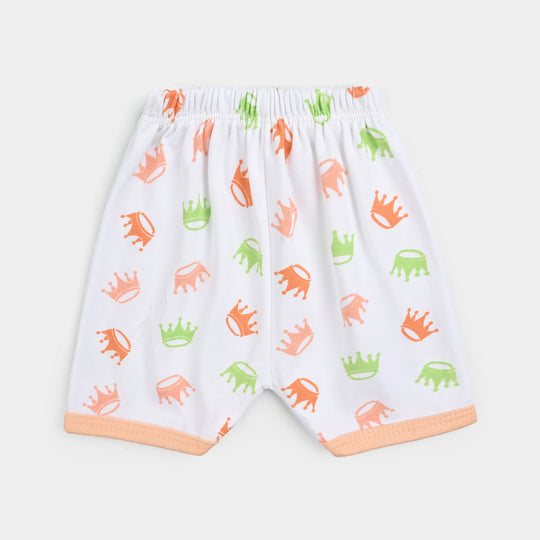 Infant Baby Cotton 2PC Set | 0-3M | Peach