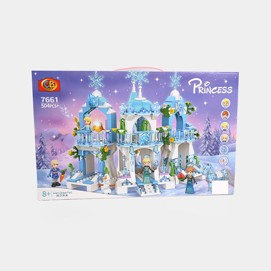 Princess Lisa’s Snow Castle Building Blocks Set