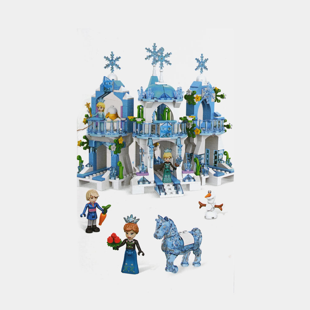 Princess Lisa’s Snow Castle Building Blocks Set