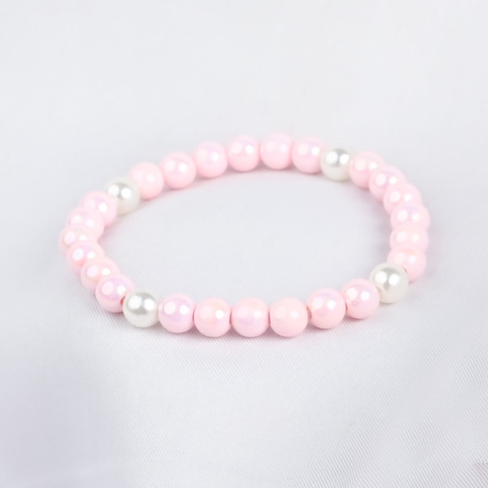 GIRLS ELEGANT BEADED NECKLACE & BRACELET