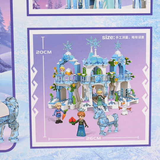 Princess Lisa’s Snow Castle Building Blocks Set
