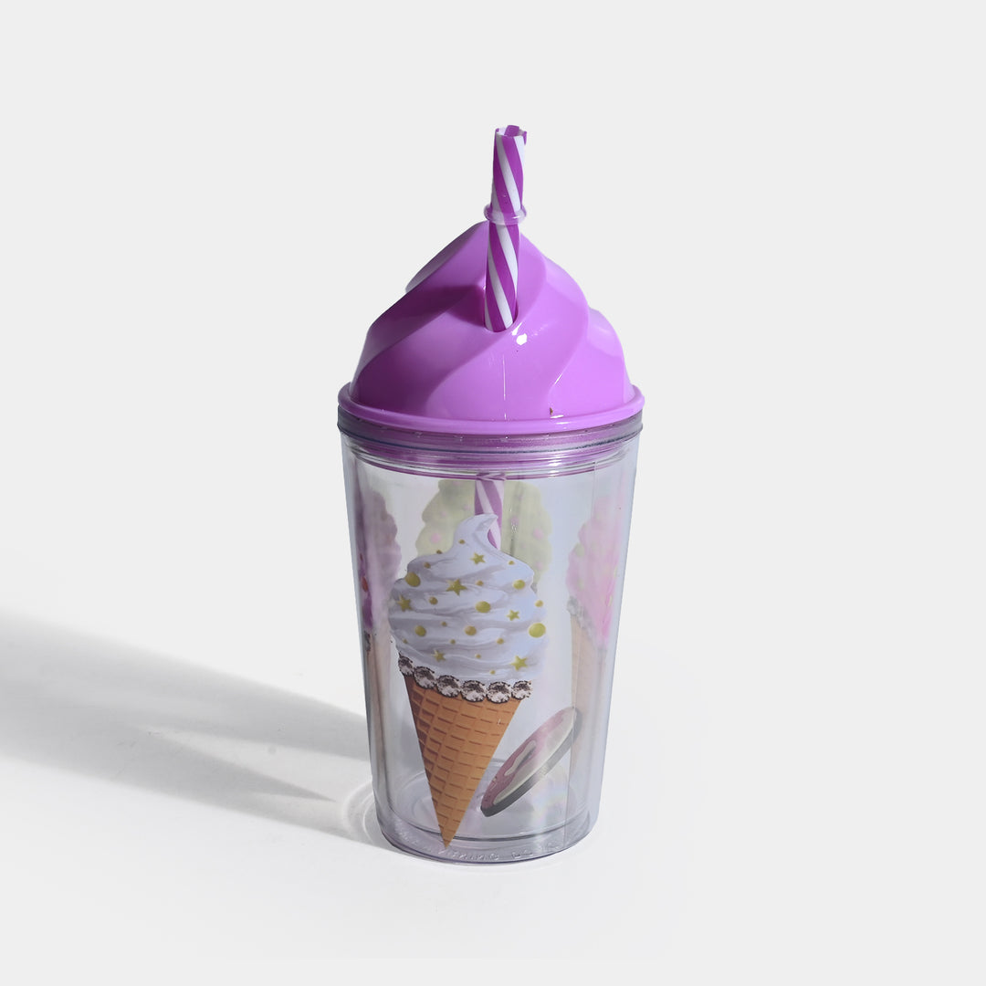 Acrylic Straw Mug/Cup | 300ML