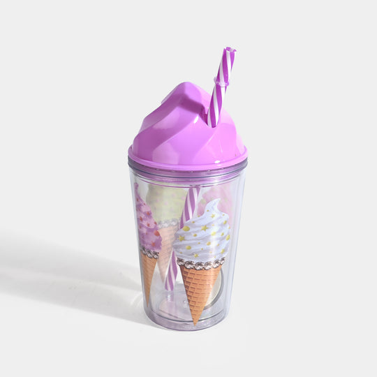 Acrylic Straw Mug/Cup | 300ML