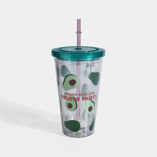 Acrylic Straw Mug/Cup | 450ML