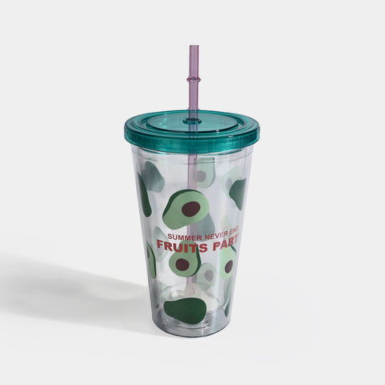 Acrylic Straw Mug/Cup | 450ML