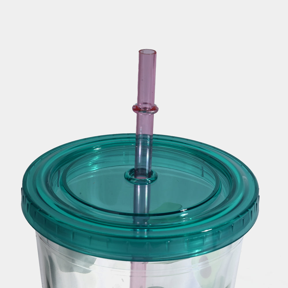 Acrylic Straw Mug/Cup | 450ML