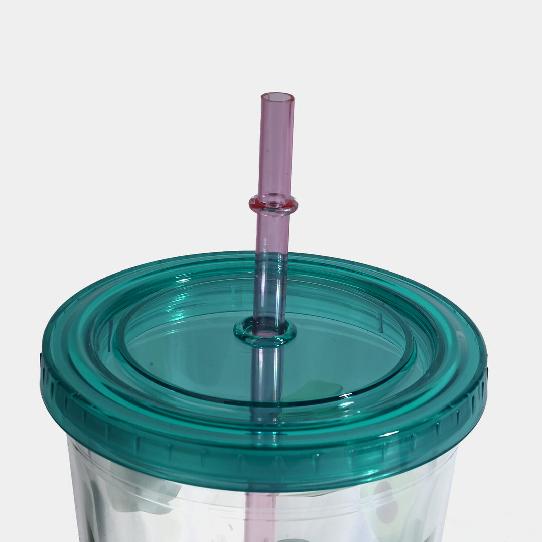 Acrylic Straw Mug/Cup | 450ML