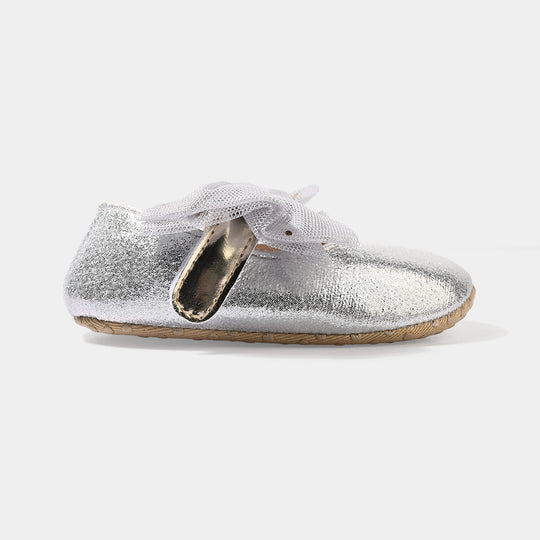 Infant Girls Shoes G33-SILVER