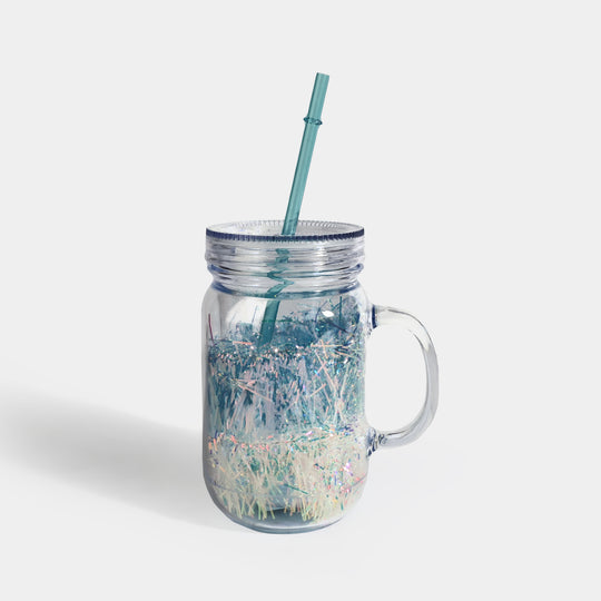 Acrylic Straw Mug/Cup | 550ML
