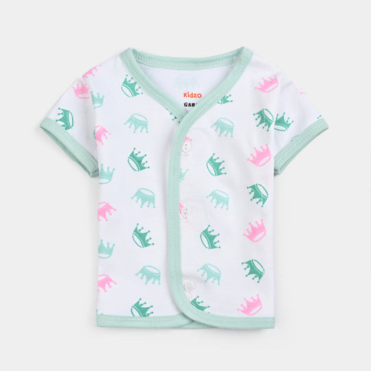 Infant Baby Cotton 2PC Set | 0-3M | Green