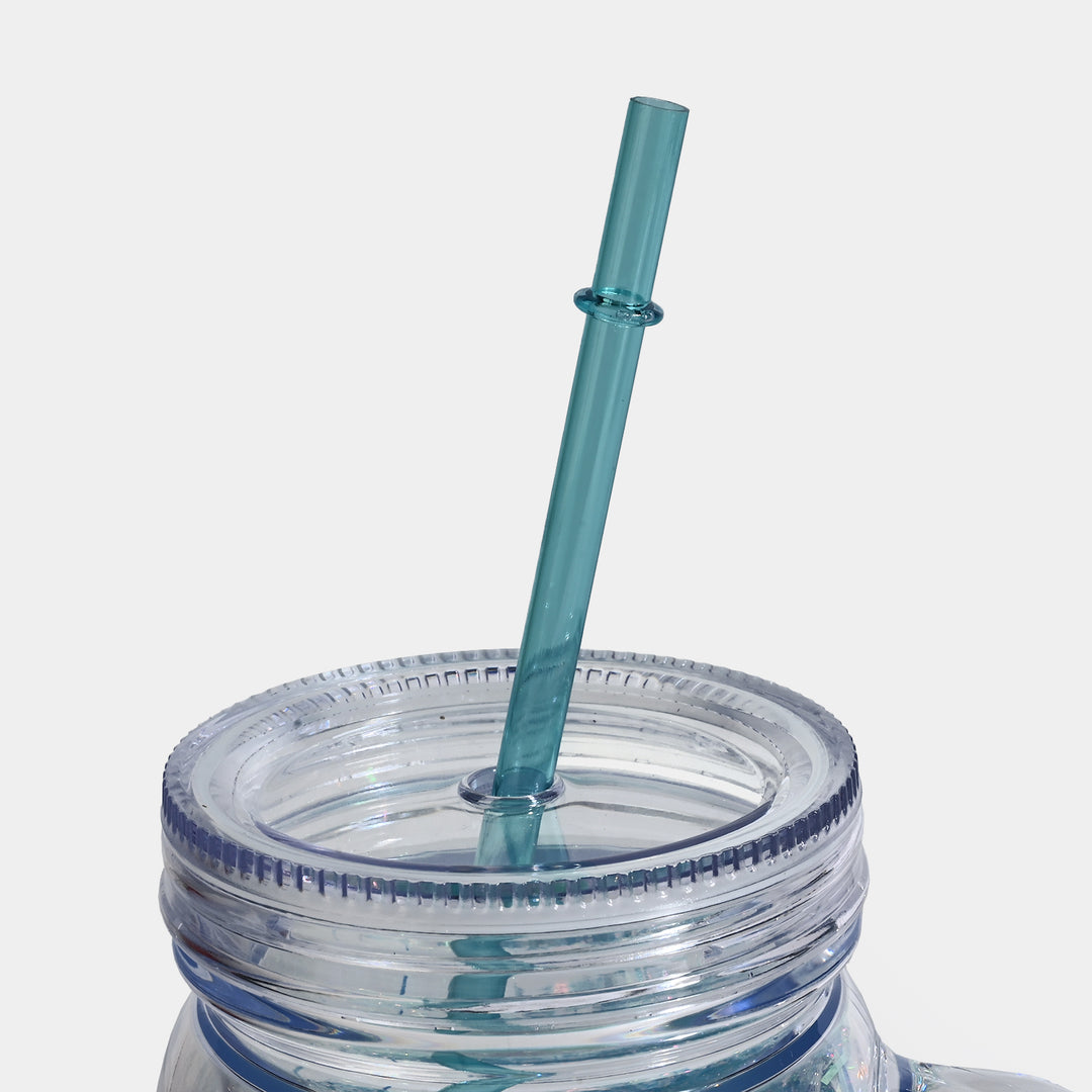 Acrylic Straw Mug/Cup | 550ML