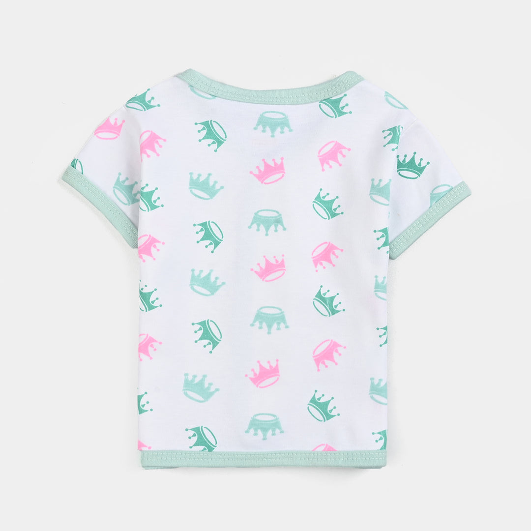 Infant Baby Cotton 2PC Set | 0-3M | Green