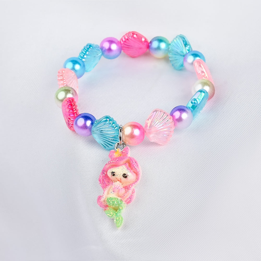 GIRLS ELEGANT BEADED NECKLACE & BRACELET