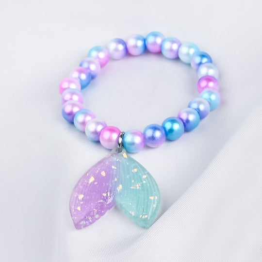 GIRLS ELEGANT BEADED NECKLACE & BRACELET