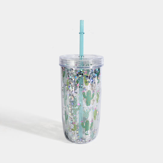 Acrylic Straw Mug/Cup | 400ML