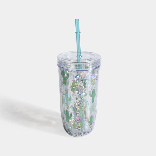 Acrylic Straw Mug/Cup | 400ML