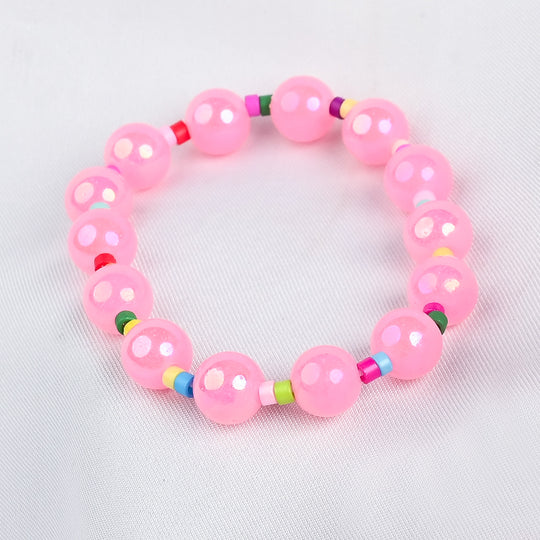 GIRLS ELEGANT BEADED NECKLACE & BRACELET