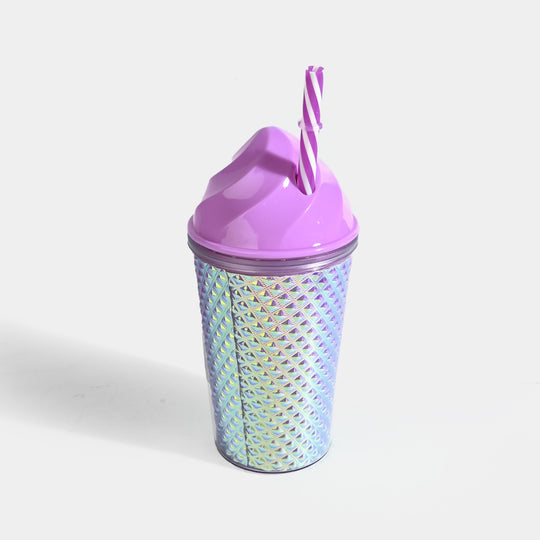 Acrylic Straw Mug/Cup | 450ML
