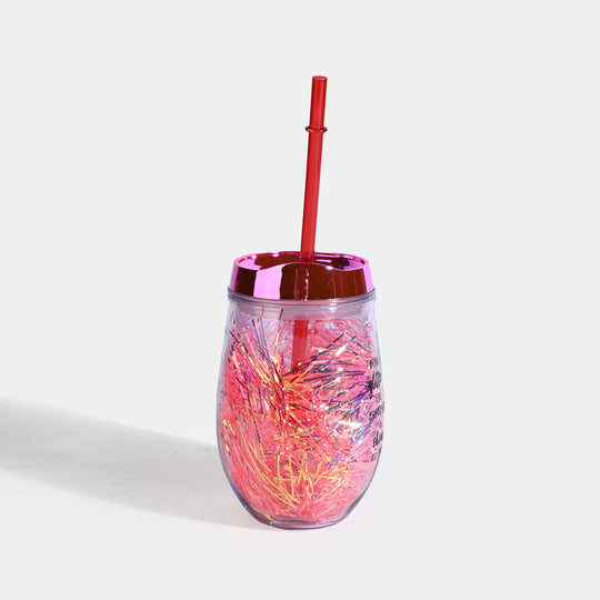 Acrylic Straw Mug/Cup | 300ML