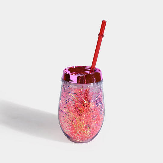 Acrylic Straw Mug/Cup | 300ML