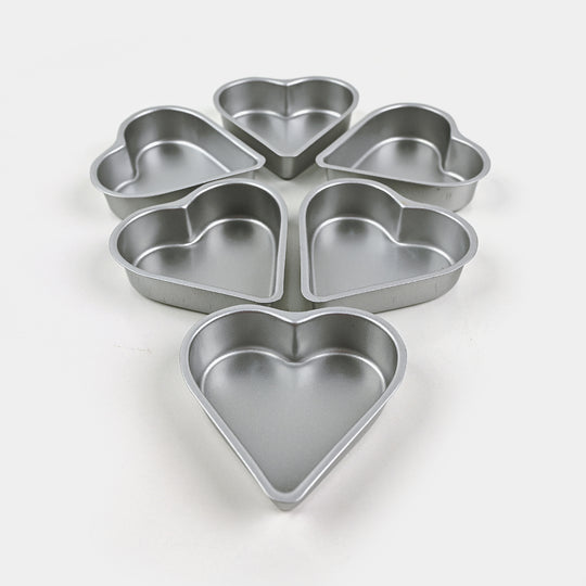 Jelly Mold Mini 6 Pcs Heart