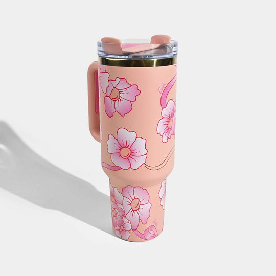 Peach Blossom Glow Insulated Tumbler