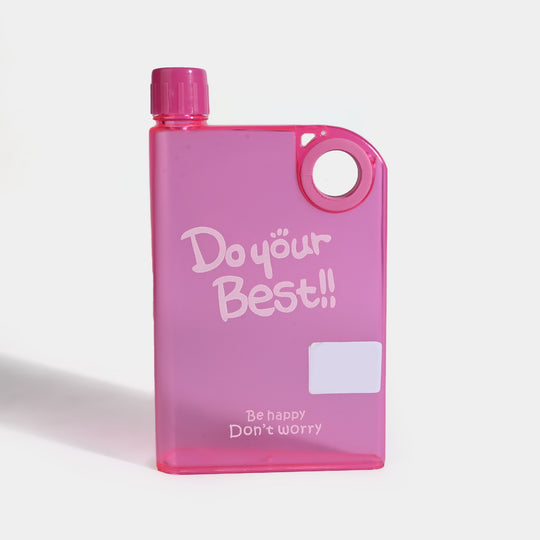 Notebook Design Water Bottle | 380ML