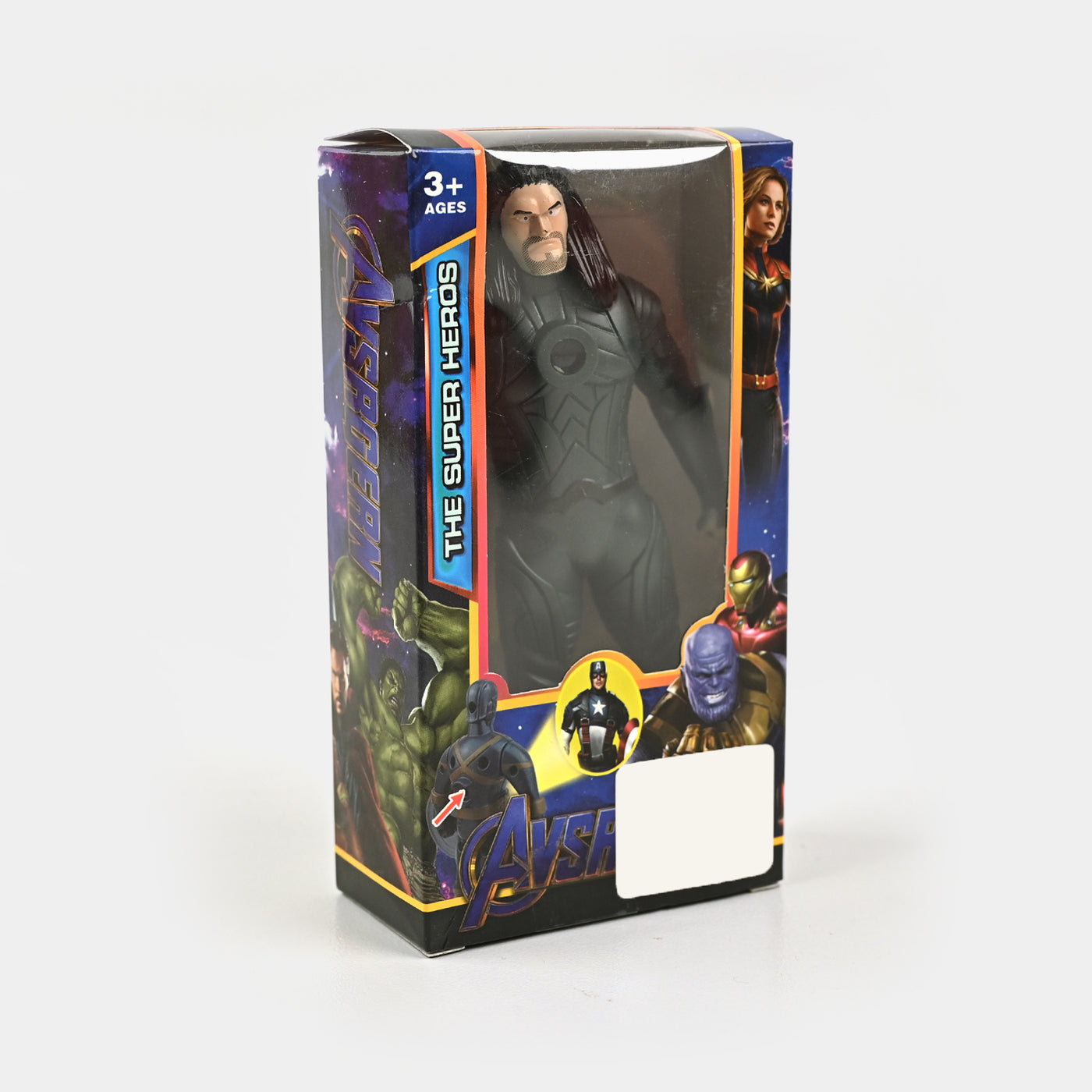 Action Hero Figure With Projection