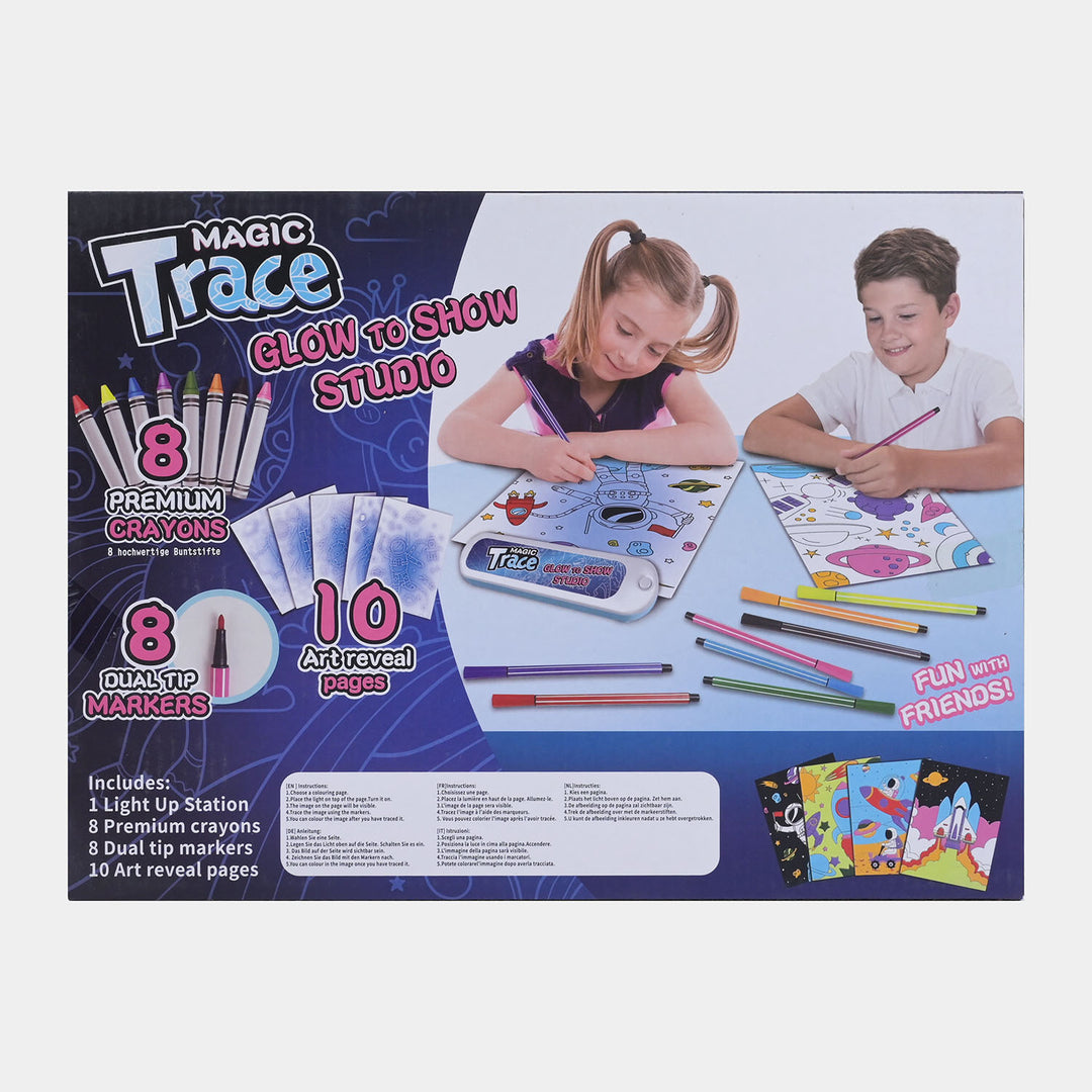 Magic Trace Drawing Board For Kids