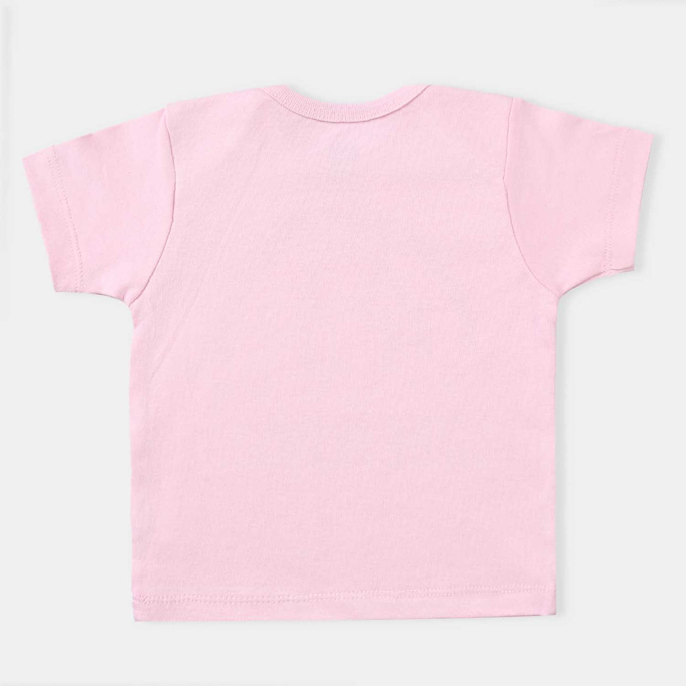 Infant Girls Cotton Interlock 4 Piece Set (T-Shirt/Short/Cap/Bib)-mIX