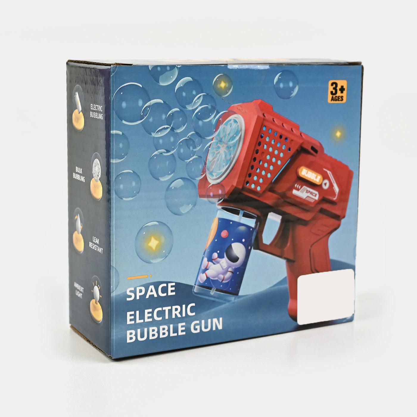 Space Electric Bubble Gun For Kids