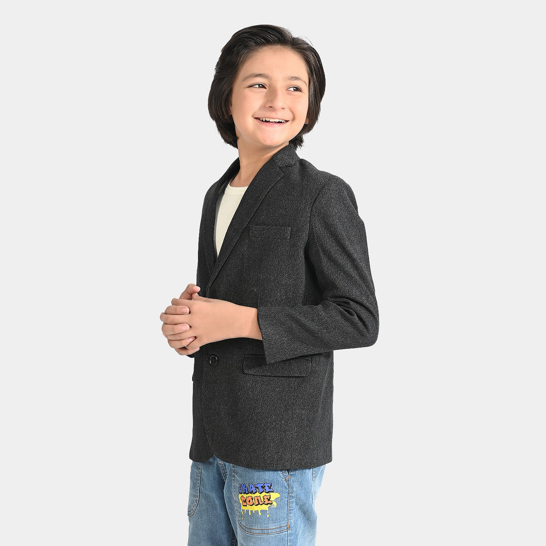 Boys Wool Blazer -GREY